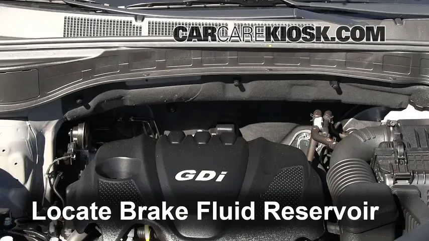 2013 Hyundai Santa Fe Sport 2.4L 4 Cyl. Brake Fluid